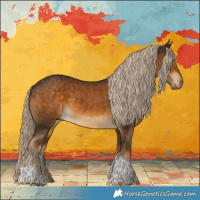 Horse Color:Chocolate Palomino Tobiano 