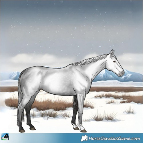 Horse Color:Gray Liver Chestnut Sabino Rabicano 