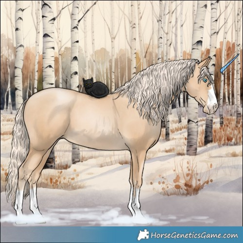 Horse Color:Gold Cream Champagne Pearl 