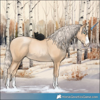 Horse Color:Gold Cream Champagne Pearl 