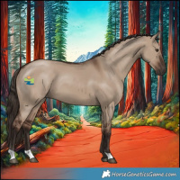 Horse Color:Liver Red Dun 