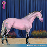 Horse Color:Painted Watercolor Silver Bay Dun Sabino