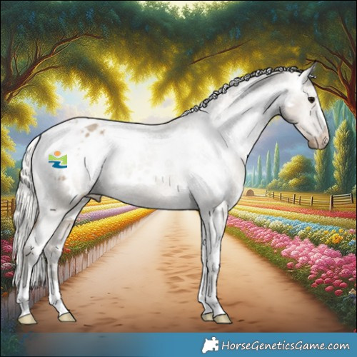 Horse Color:White Spotted Silver Smoky Grullo Appaloosa Rabicano 