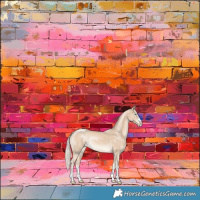 Horse Color:Cremello Rabicano 