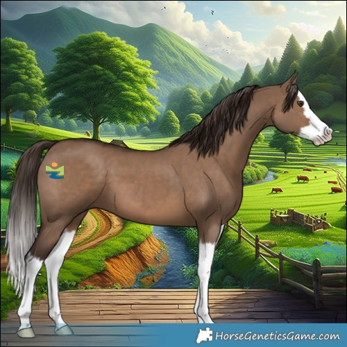 Horse Color:Liver Red Dun Splash 