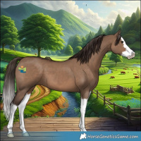 Horse Color:Liver Red Dun Splash 