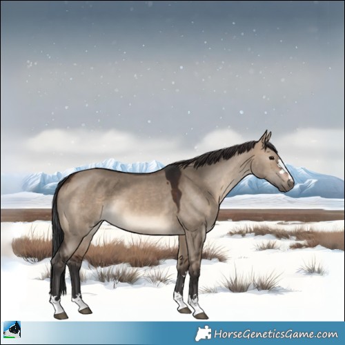 Horse Color:Brown Dun 