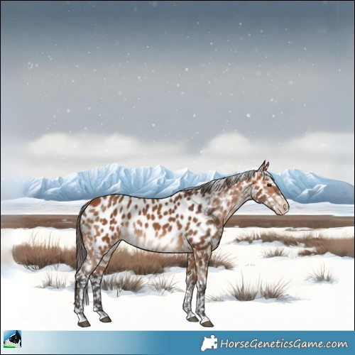 Horse Color:Bay Appaloosa 