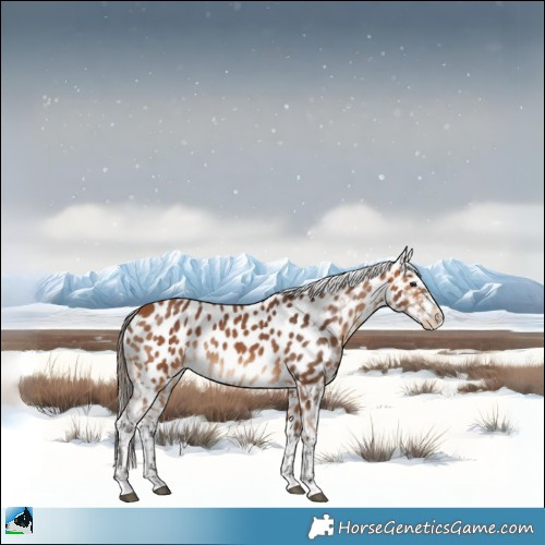 Horse Color:Bay Appaloosa 