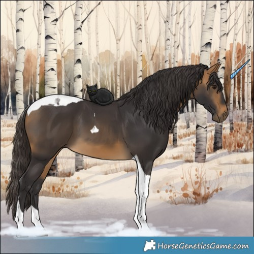 Horse Color:Buckskin Tobiano 