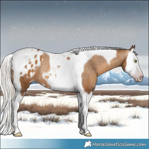 Horse Color:Gray Silver Amber Champagne Splash Tobiano Appaloosa Rabicano 