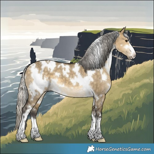 Horse Color:White Spotted Silver Buckskin Dun 