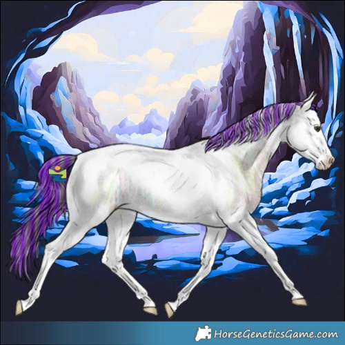 Horse Color:Painted Liver Red Dun Ice Roan Splash Tobiano 