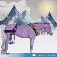 Horse Color:Watercolor Silver Brown 