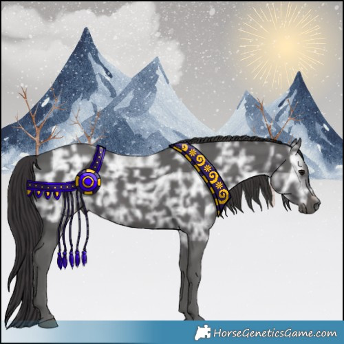 Horse Color:Smoky Black Ice 