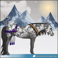 Horse Color:Smoky Black Ice 