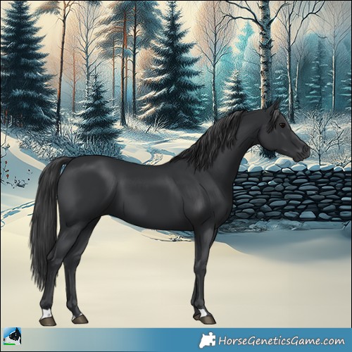 Horse Color:Black 