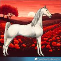 Horse Color:Palomino Roan Dun 