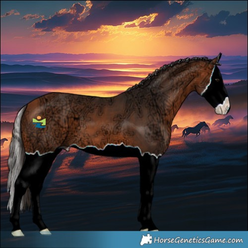 Horse Color:Bay Ice Splash 