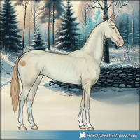 Horse Color:Watercolor Gold Champagne Dun 