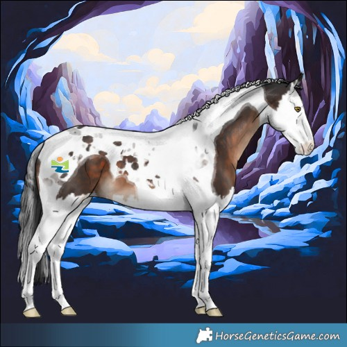 Horse Color:Brown Splash Tobiano 