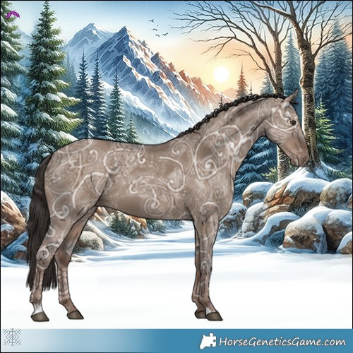 Horse Color:Liver Red Dun Ice 