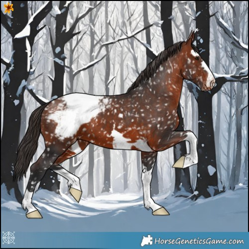 Horse Color:Bay Appaloosa 
