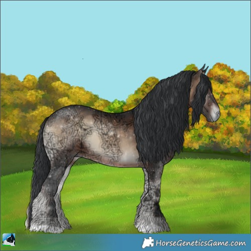 Horse Color:Brown Ice Onyx 