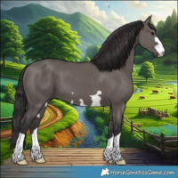 Horse Color:Smoky Grullo 