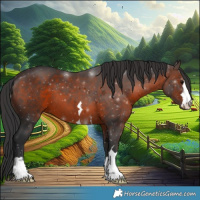 Horse Color:Brown 