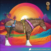 Horse Color:Gray Black Pearl Snowflake Varnish