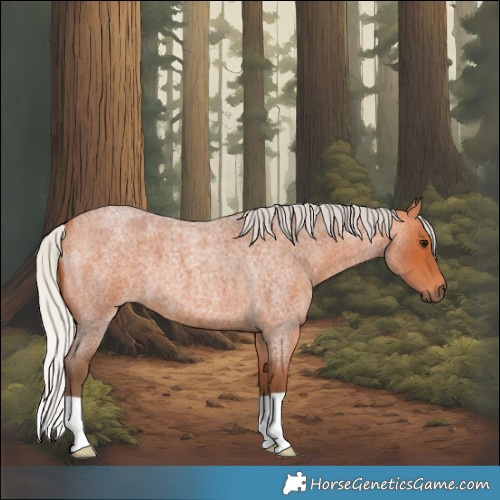 Horse Color:Silver Bay Roan 