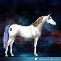 Horse Color:Painted Watercolor Bay Ice Splash Tobiano