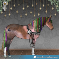 Horse Color:Painted Brown 