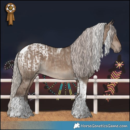 Horse Color:Silver Grullo Tobiano Snowcap  and Silver Grullo Tobiano 