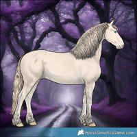 Horse Color:Perlino 