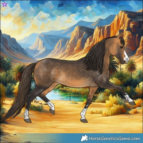 Horse Color:Buckskin 