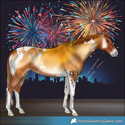 Horse Color:Red Onyx Tobiano