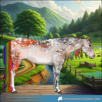 Horse Color:Painted Brown Ice Tobiano 