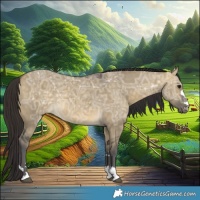 Horse Color:Buckskin Ice Dun 