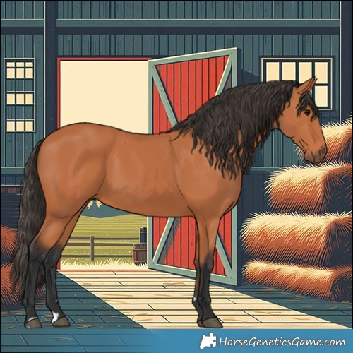 Horse Color:Bay 