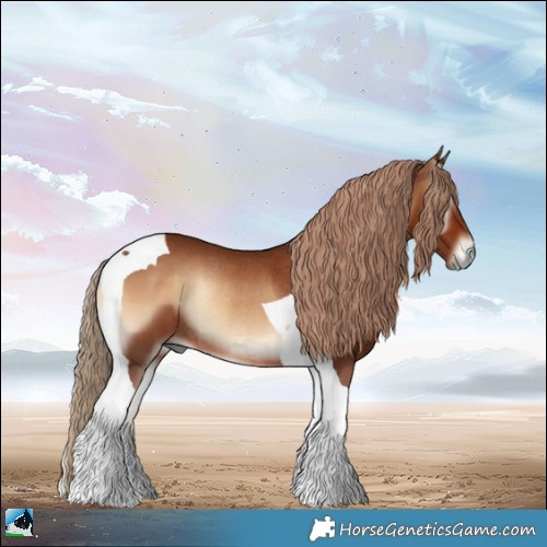 Horse Color:Red Onyx Tobiano Rabicano 