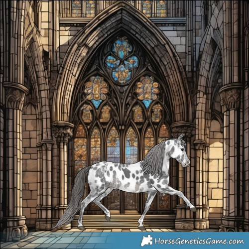 Horse Color:Black Ice Sabino Appaloosa Rabicano 