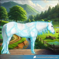 Horse Color:Thunderstruck White Spotted Bay Onyx Splash 