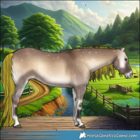 Horse Color:Painted White Spotted Liver Red Dun Onyx 