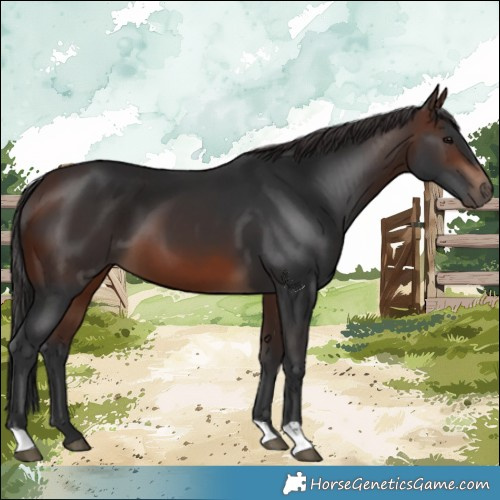 Horse Color:Brown 