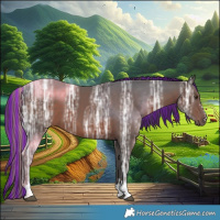 Horse Color:Painted Liver Chestnut Ice 