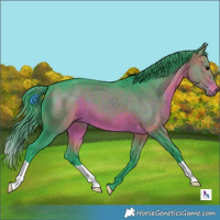Horse Color:Watercolor Brown 