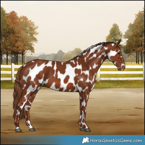 Horse Color:Chestnut Appaloosa 