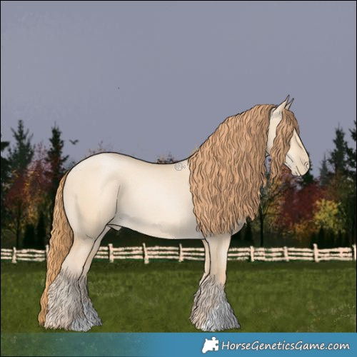 Horse Color:Smoky Grullo Pearl 